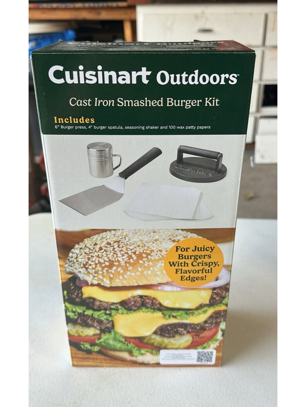 Cuisinart Cast Iron Smash Burger Kit – New